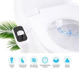 Kaelora Bidet Toilet Seat Attachment - Self Cleaning Water Sprayer Adjustable Pressure, Easy to Install